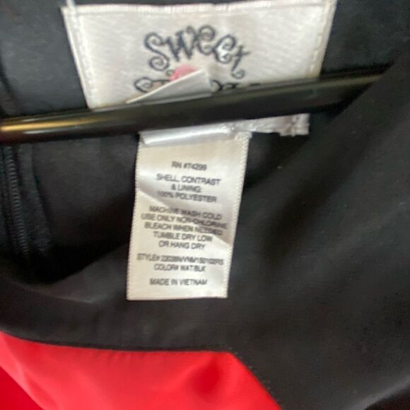 Sweet Storm Dress Womens Small Red Black Maxi Cutouts Sleeveless - Picture 9 of 9